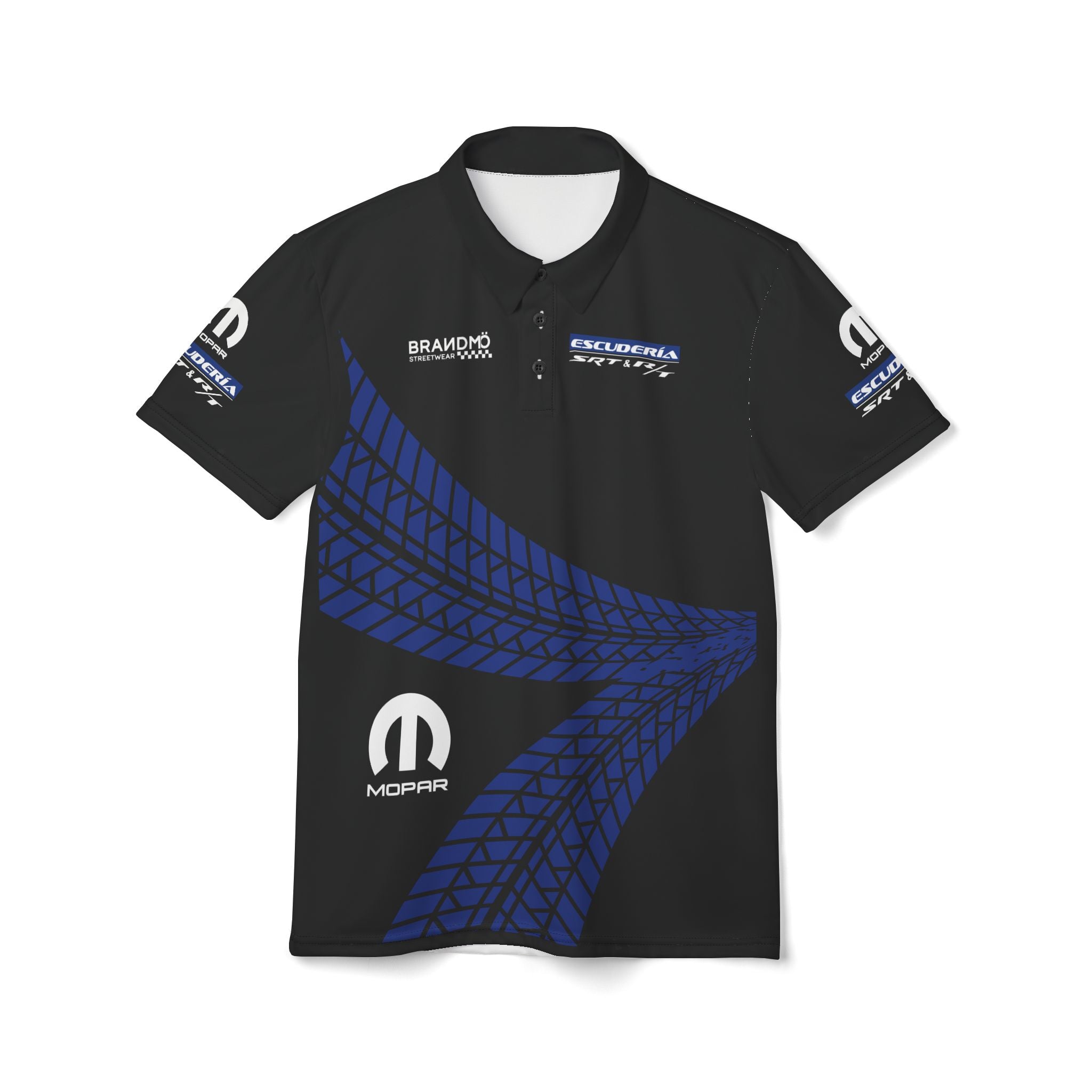 "ESCUDERÍA SRT & RT" Racing Polo Shirt *Blue* [LIMITED EDITION]