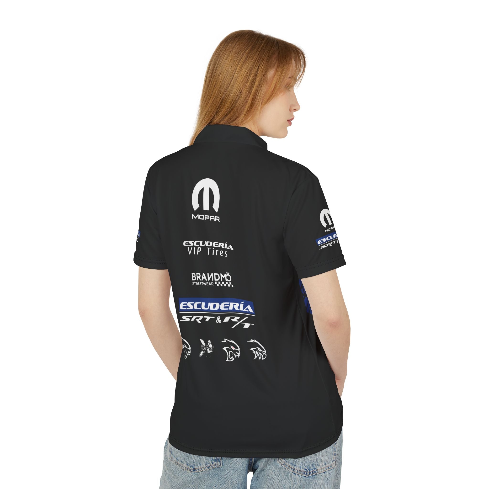 "ESCUDERÍA SRT & RT" Racing Polo Shirt *Blue* [LIMITED EDITION]