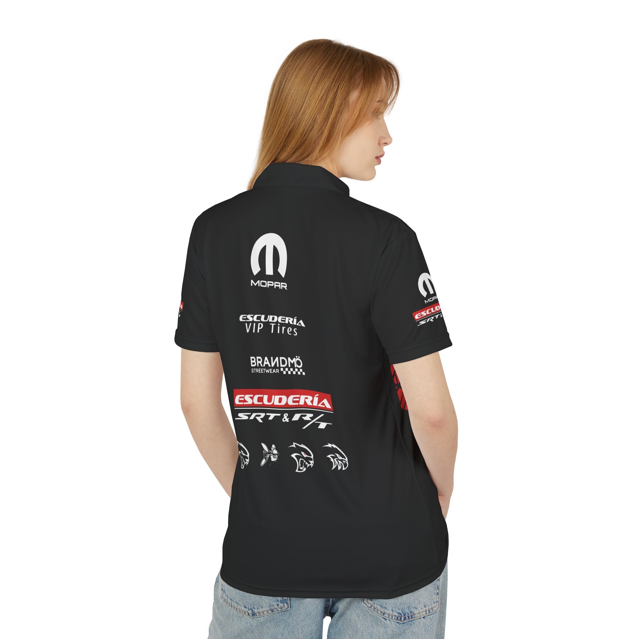 "ESCUDERÍA SRT & RT" Racing Polo Shirt *Red* [LIMITED EDITION]