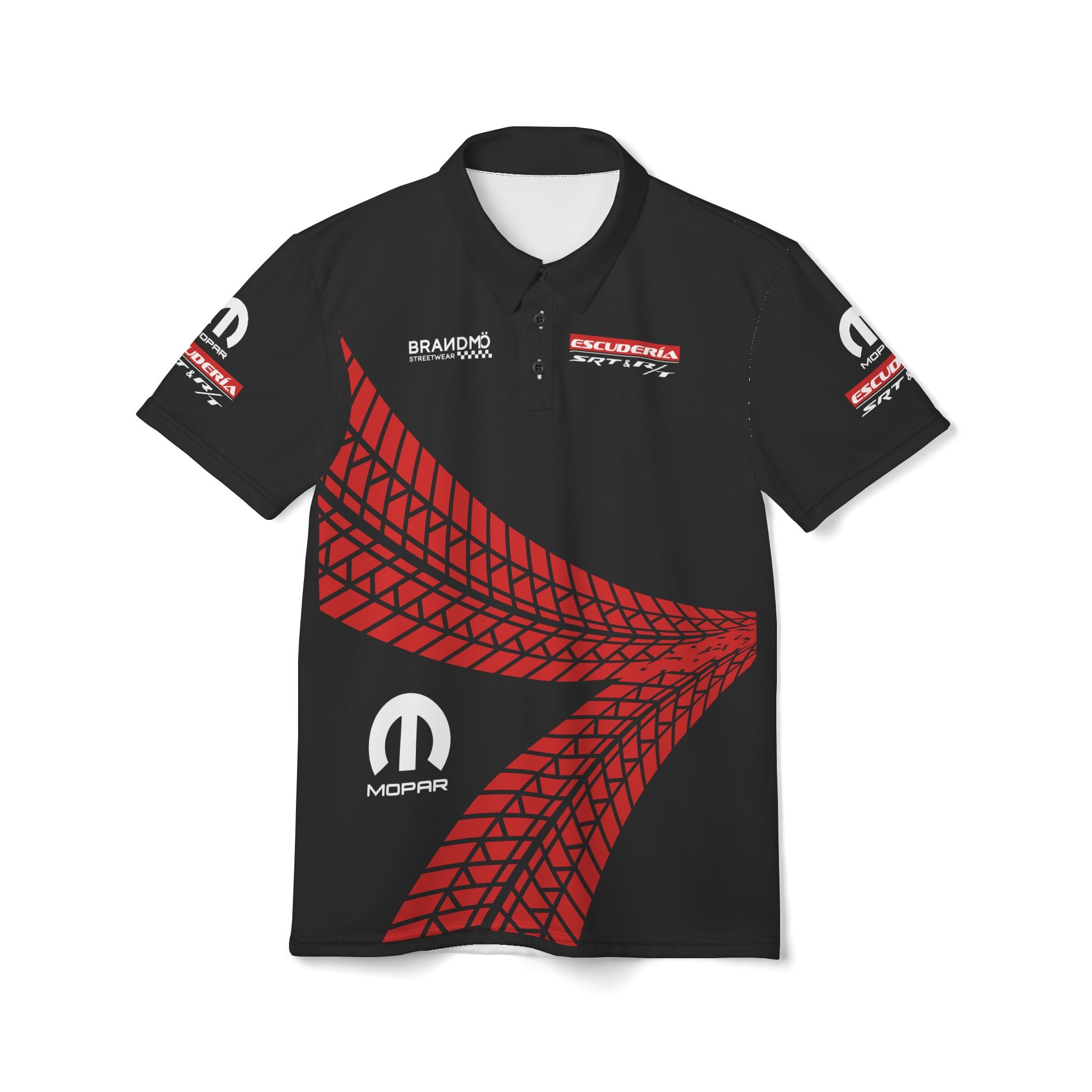 "ESCUDERÍA SRT & RT" Racing Polo Shirt *Red* [LIMITED EDITION]