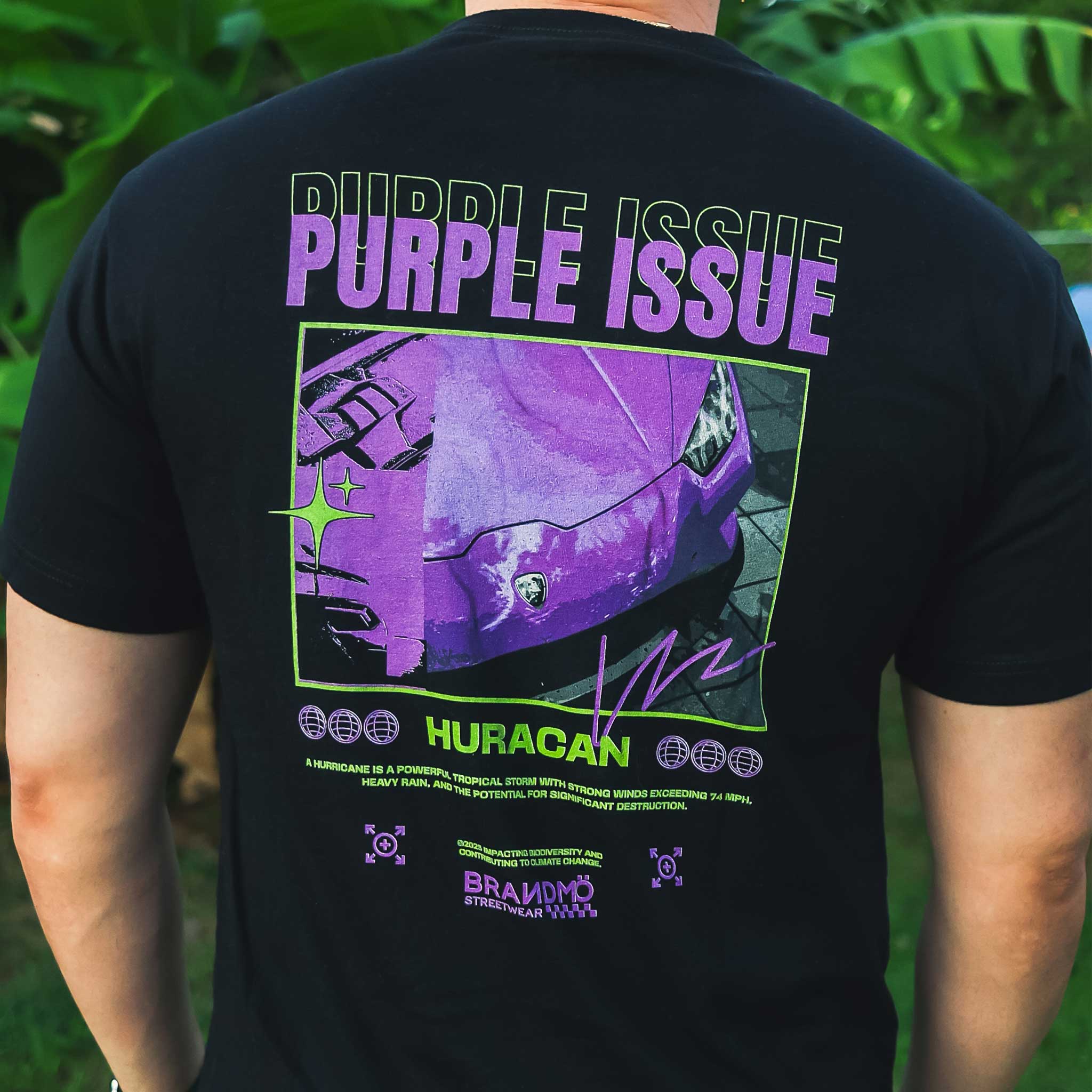 "Purple Issue" Oversize Shirt